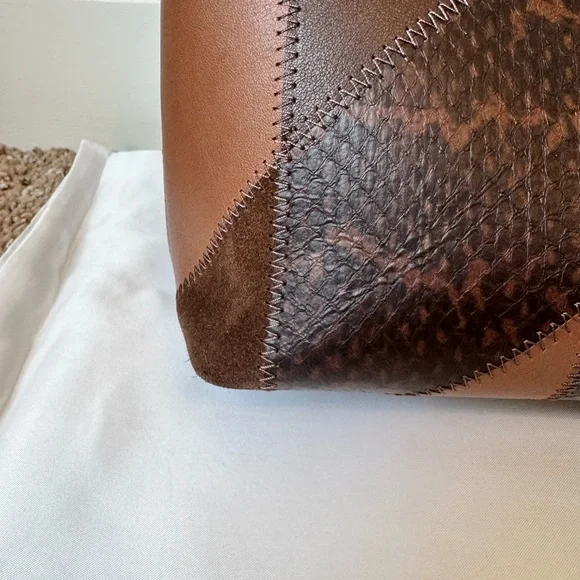 Coach Brooklyn 39 in Patchwork with snakeskin - Picture 5 of 9